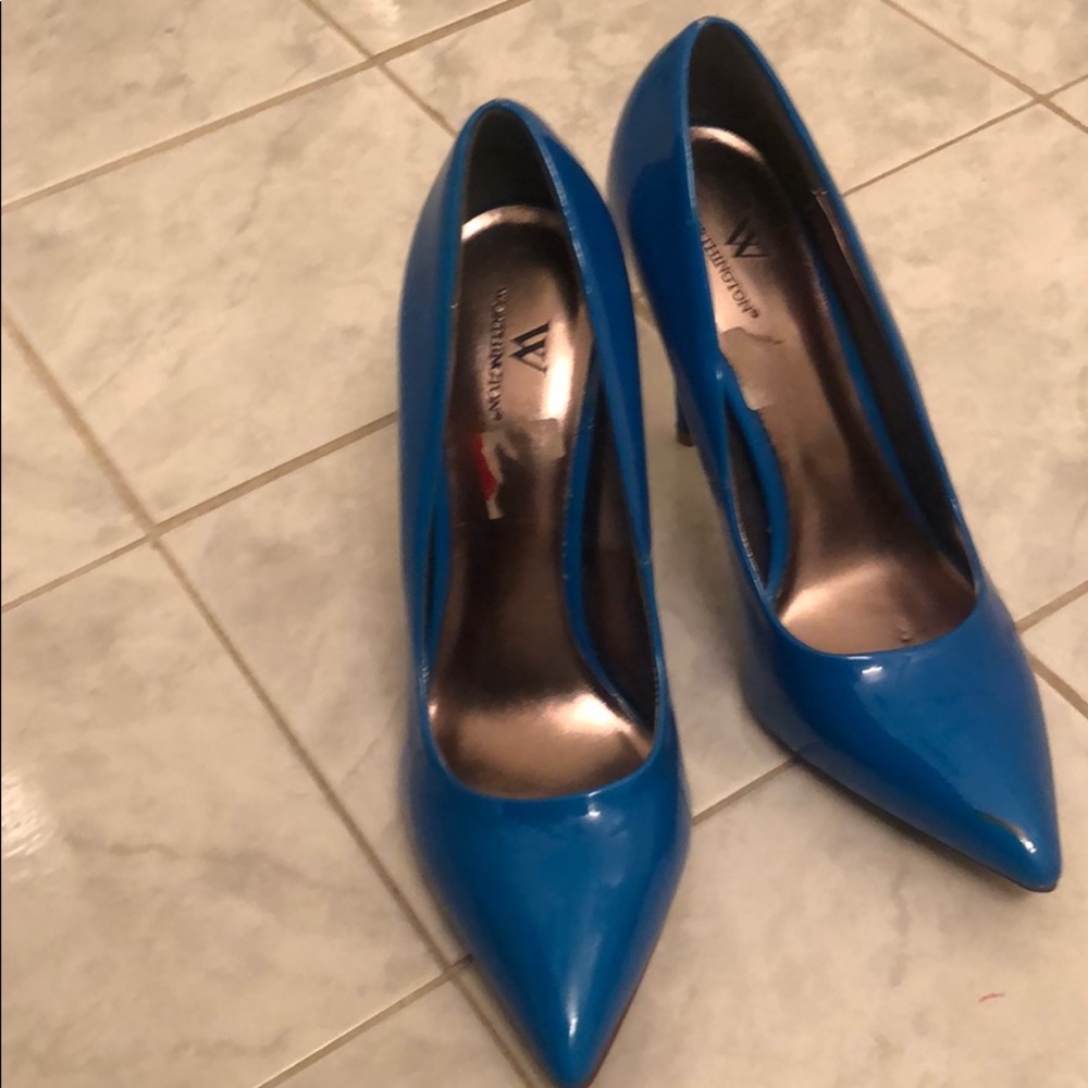 Blue High Heels